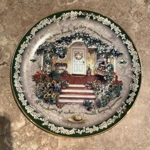 Cherish your family, Bradford Exchange “Welcome Home”